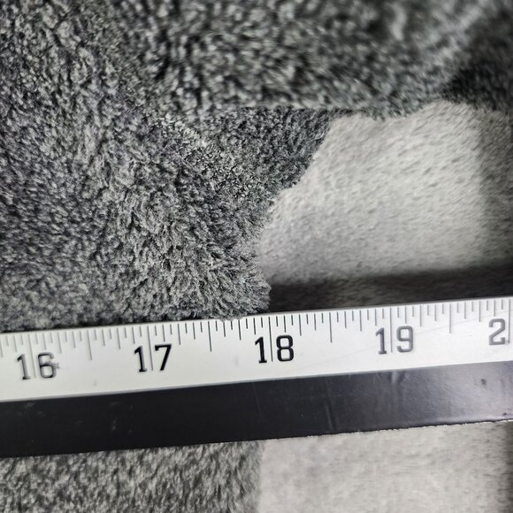 Womens Gray Patagonia Polartec Fleece Pullover Jacket 1/4 Snap Button Size S - Picture 10 of 11